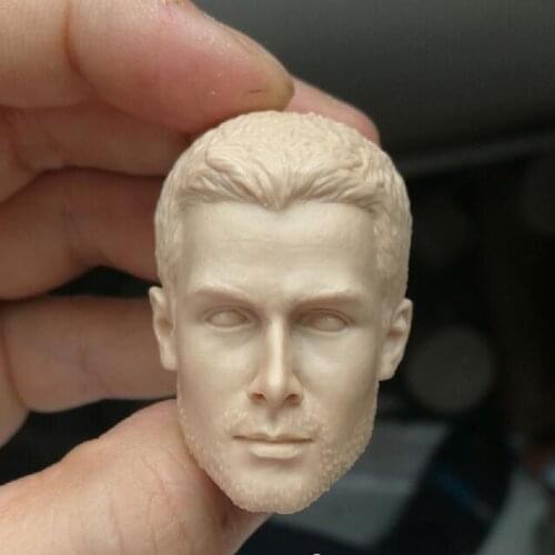 Blank Hot 1/6 Scale Stephen Amell Head Sculpt Unpainted Fit 12" Figure