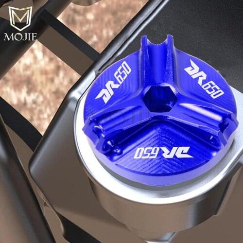 M20*2.5 Motorcycle CNC Billet Sump Plug Cover Screw Engine Oil Drain Filler Cap Nut For Suzuki DR 650 DR650 S / SE 1994-2010