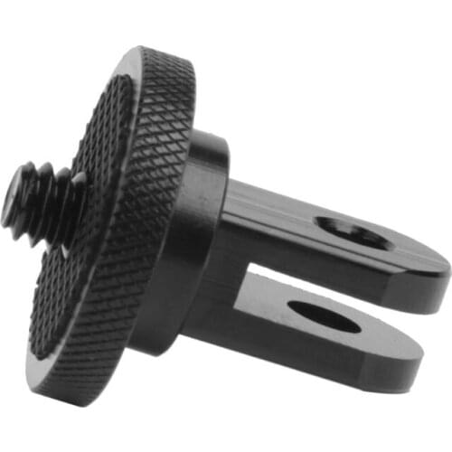 Aluminum Alloy 1/4 Inch Mini Tripod Adapter Mount for GoPro Hero 7 5 6 Session Sjcam Sj4000 Xiaomi Yi 4K Eken H9 Camera Accessor