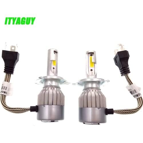 2pcs/pair Car headlight LED C6 H11 H4 front fog led light bulb headlamp