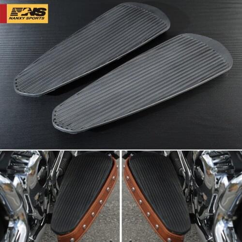 Front Rubber Insert Floorboard Footboards Foot peg Footrest Pad For Indian Chief Roadmaster Chieftain Springfield