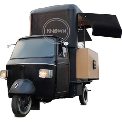 New Arrived High Quality BBQ Fast Food Cart Hamburgers Adult Tricycle Sales Truck 35KM/H With Three Wheels