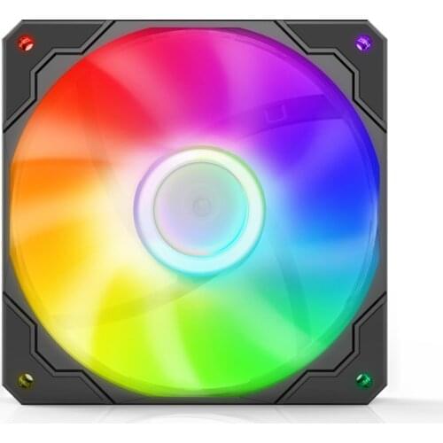 JONSBO LF-120 12cm 4 Pin PC Computer Case Cooling CPU Cooler Fan PWM 5V 3 Pin ARGB Adjustable Speed Radiator For Computer