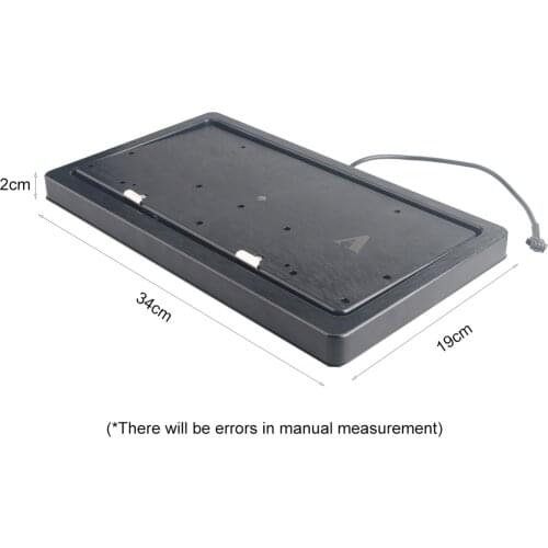 2 Sets Flip Hidden License Plate Frame Bracket Waterproof (US)