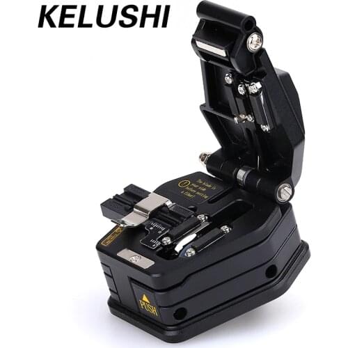 KELUSHI Fiber Optic Tools Fiber Cleaver 6C Cutter Cable Cutting Tool 12 surface blade for FTTX FTTH Fiber Splicer Fusion