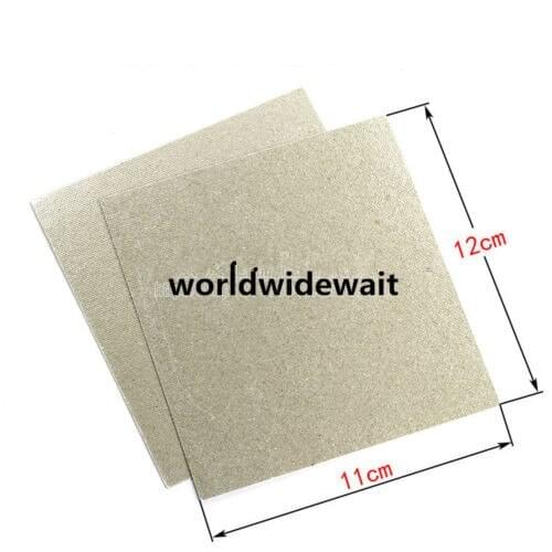 2Lots Microwave Oven Repairing Part 120mm x 110mm Universal Mica Plates Sheets