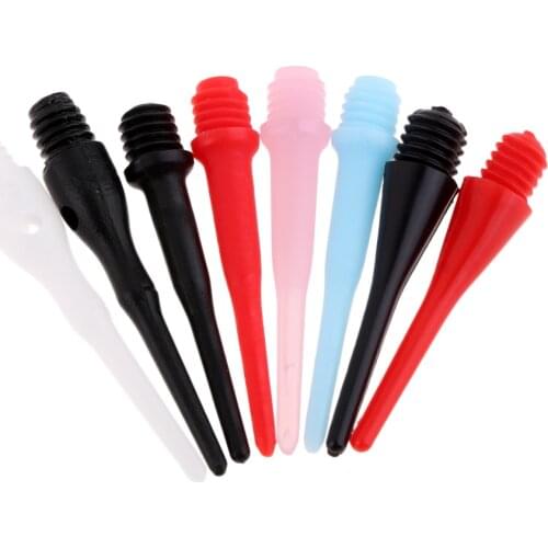 20 Pieces Dart Soft Tips Nylon Points Game Parts Replacement Accessories for Electronic / Soft Dartboard Darts Shafts Flights
