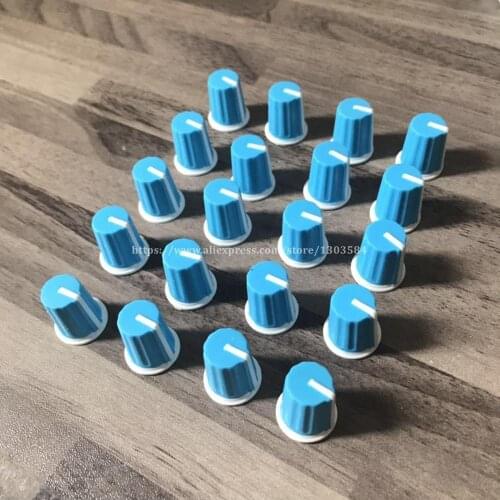 20PCS REPLACE EQ Equalizer / High School Bass Pot Kno MIXER DJM djm-2000 900 850 750 700 800 - DAA1176 DAA1305 BLUE