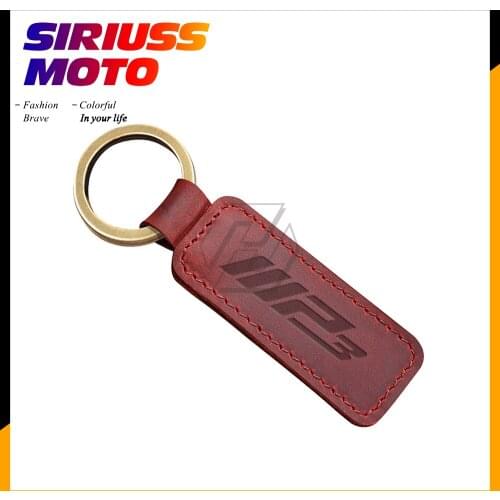 Motorcycle Keychain Cowhide Key Ring Case for Piaggio MP3 300 500 HPE Sport