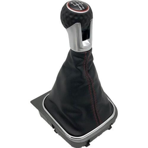 5/6 Speed Gear Shift Knob Lever Gaiter Boot Cover For VW Volkswagen Golf 6 MK6 R20 Golf 5 A5 MK5 GTI GTD Jetta R32 A6 2004-2014