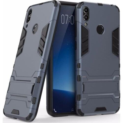 Case on Honor 8C Case Honor 8C Honor8C Armor Rubber Bumper Shockproof Hard Case for Huawei Honor 8C Phone Holder