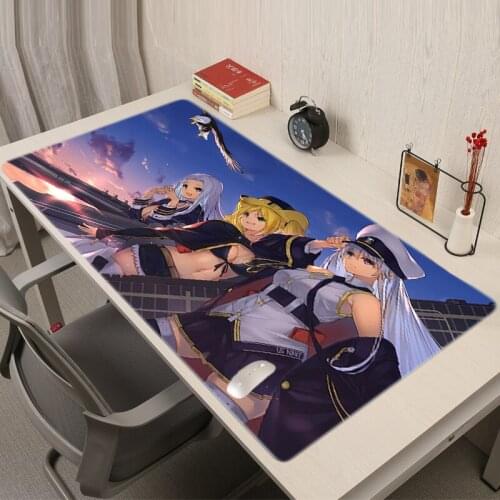 Azur Lane Mouse Pads Pad Kawaii Gamer Keyboard Computer Mousepad Carpet Gaming Gamers Accessories Mause Large Rug Hot Mat Desk