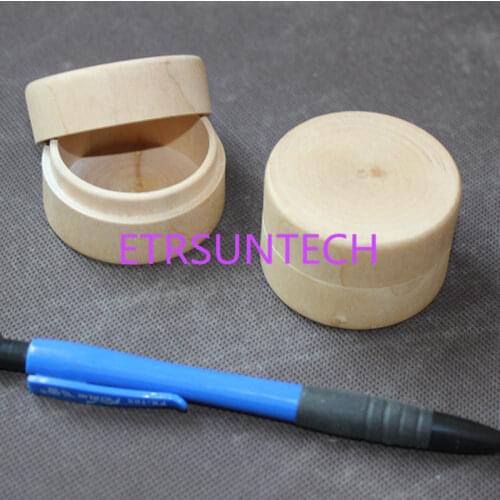 3 Size Small Round Wooden Storage Box Ring Box Vintage decorative Natural Craft Jewelry box Case Wedding Accessories 50pcs/lot