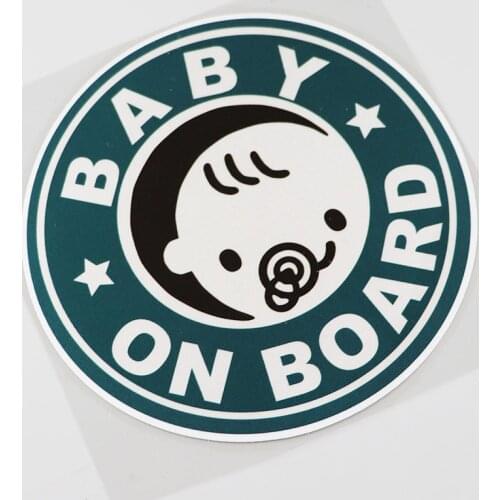 Baby ON Board Pvc Decal Bumper Car Sticker Cover Scratches Anti-UV Waterproof Car Window Body Decorative Stickers Accessories
