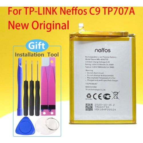 NBL-40A3730 Battery For TP-LINK Neffos C9 TP707A 3840mAh NEW Original Mobile Phone Battery In Stock