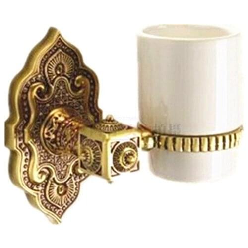 Original TAIGOOD thickened European antique copper bathroom bathroom Tumbler holder CL907 RG