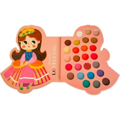 26 Colors Cute Baby Eyeshadow Palette Glitter Pearly Natural Nude Makeup Color Eyeshadow Makeup