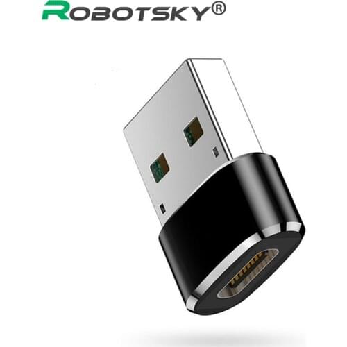 Robotsky USB Male to USB Type C Female OTG Adapter Converter Type-c Cable Adapter For Nexus 5x 6p Oneplus 3 2 USB-C Data Charger