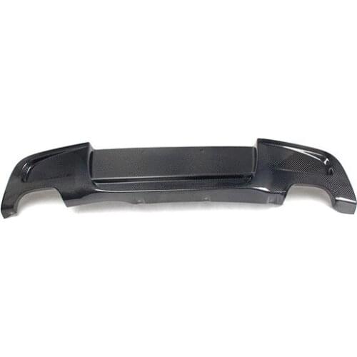Suitable For Tech E87 Single Row Double Outlet Lip Refitting Car Carbon Fiber Rear Spoiler