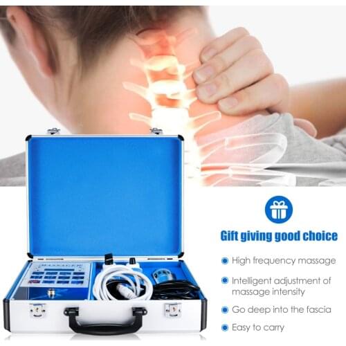 Portable Physical Therapy Equipment ED Electromagnetic Extracorporeal Shock Wave Therapy Machine Pain Relief Body Relax Massager