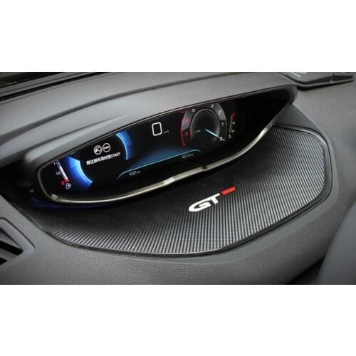 Car Display Dashboard Anti-skid Sticker Mats Pad Cover Rubber For Peugeot 3008/3008GT/5008/5008GT 2016 2017 2018 Car Interior