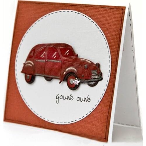 Mmao Crafts Metal Steel Cutting Dies New Car decoration Stencil For DIY Scrapbooking Paper/photo Cards Embossing Dies