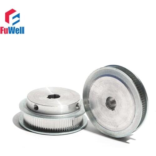 S2M 36Teeth 7mm/11mm Belt Width Transmission Belt Pulley with Keyway S2M-36T Timing Pulley Aluminum Alloy Synchronous Pulley