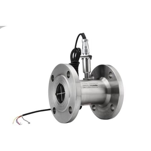 Liquid Turbine Flowmeter Flow Meter Sensor Transmitter LWGY-50 LWGY-65flanged Flowmeters Output NPN Signals Contact With PLC