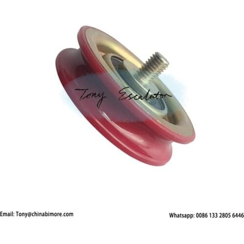 SCLR001 Escalator Door Hanger Roller OD74mm W19mm Bearing 6203RS