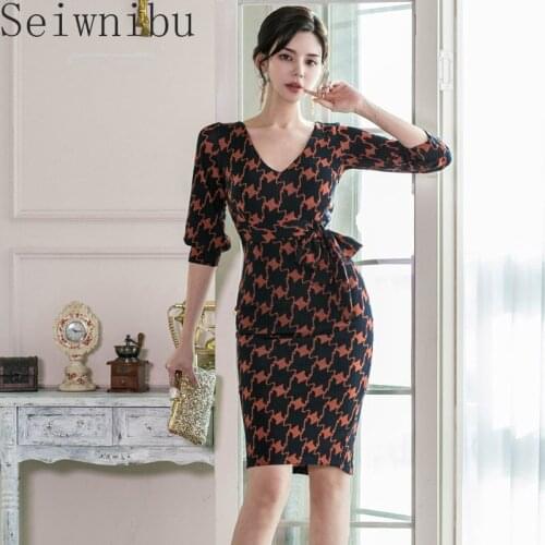Seiwnibu Summer Wrap Dresses