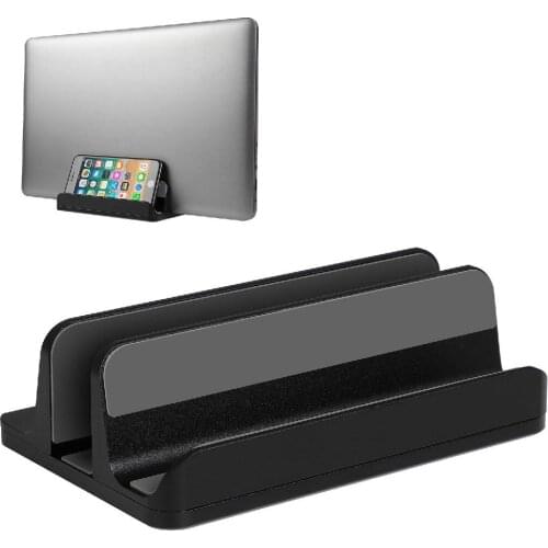 Vertical Laptop Stand Desktop Stand Adjustable Laptop Holder for MacBook Pro/Air Microsoft Surface