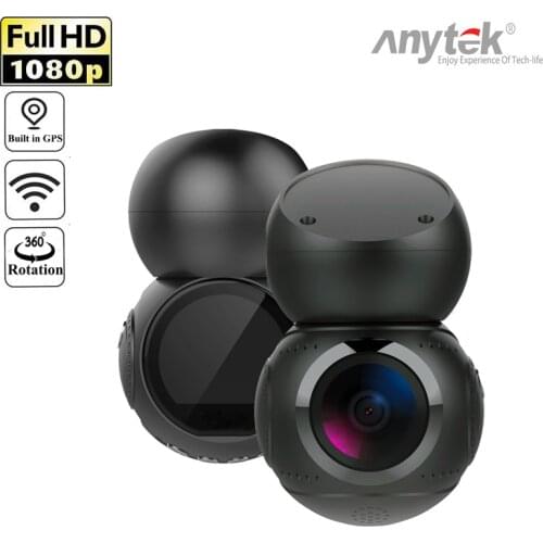 Anytek G21 170 Degree Lens 1080P Full HD NTK96658 WiFi Car DVR Dash Camera Video Recorder Motion Detection GPS Car DashCam
