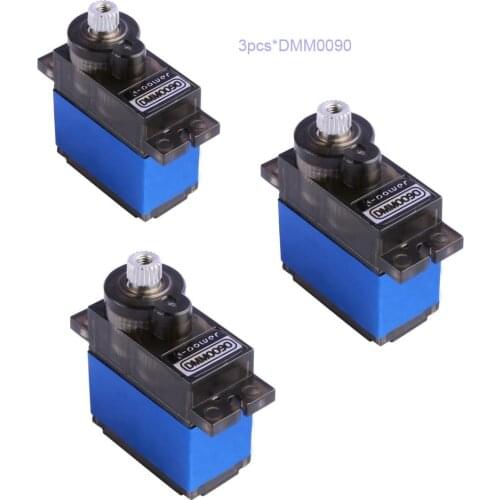 3pcs K-power DMM0090 3KG Torque Metal Gear Digital Servo MINI Micro RC Servo for RC Heli car plane