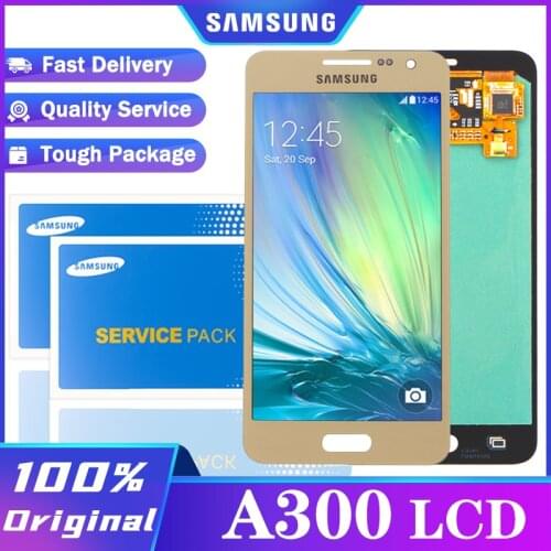 4.5" Super AMOLED A300F LCD For SAMSUNG Galaxy A300 LCD Display Touch Screen Digitizer For SAMSUNG A3 2015 A300F A300H Display