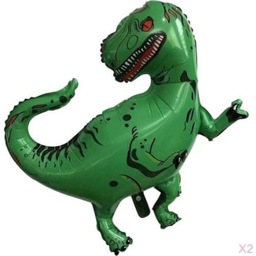4pcs Dinosaur Inflatable for Party Decoration Birthday Gift Kids Green T Rex