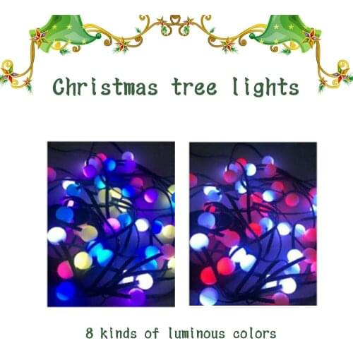64/48pcs LED Christmas Tree LED Fairy Twinkle String Lights with Controller for Christmas Celebration with Gift Box Package