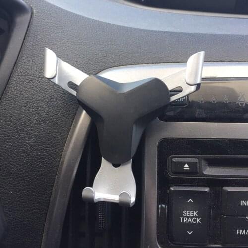1 Pc Gravity Car Holder For Phone In Car Air Vent Mount Clip Cell Holder No Magnetic GPS Mobile Phone Holders For IPhone 12