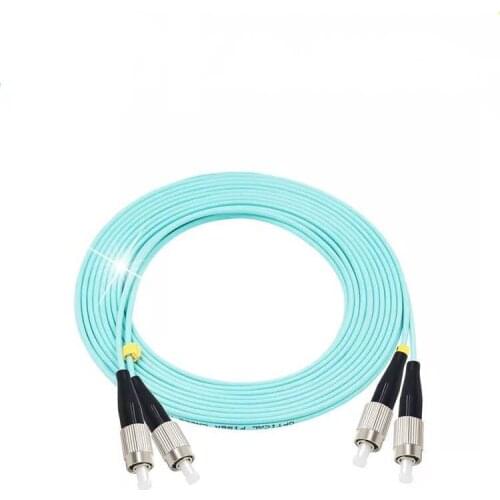 Free Shipping OM3 FC/UPC-FC/UPC Multi-Mode OM3 Fiber Cable Multimode Duplex Fiber Optical Jumper Patch Cord 3M 5M 10M 10M