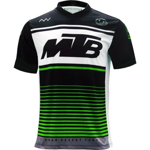 Fitness training breathable t-shirt,DH MX long motocross Racing MTB RPET Short sleeve T-shirt