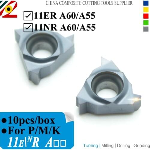 EDGEV 11ER 11NR 11IR A60 A55 CNC Lathe Cutting Tools Threading Carbide Inserts Internal Thread Turning Tools Tungsten Blade