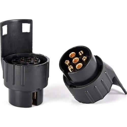 Hot sale Car Trailer Truck Caravan Towbar Socket Converter 13 Pin To 7 Pin Plug Adapter