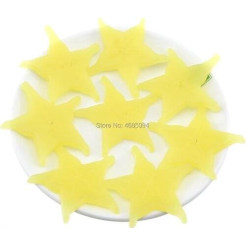 Gresorth 8 PCS Artificial Carambola Slice Fake Fruits Slices Decoration Photography Props