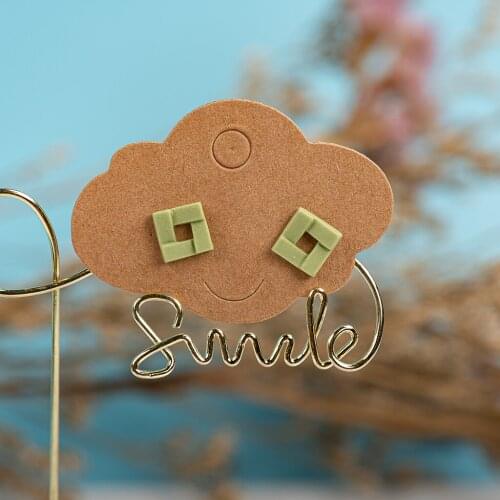 Small And Cute Porcelain Multicolor Earrings Anti-allergic #LY415 barato boucle d'oreille фурнитура для украшений