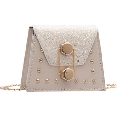 Fashion Small Square Bag Womens Handbag 2019 PU Leather Chain Mobile Phone Shoulder Bags Flap Crossbody Messenger Bags