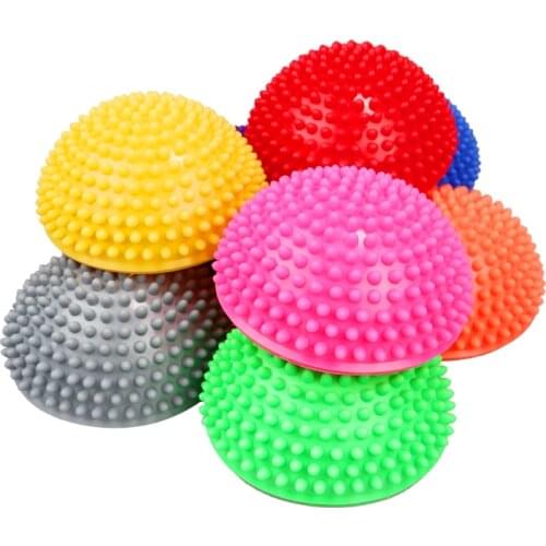 Inflatable Half Sphere Yoga Balls PVC Massage Fitball Exercises Trainer Balancing Ball For Gym Pilates Sport Fitnes for Children