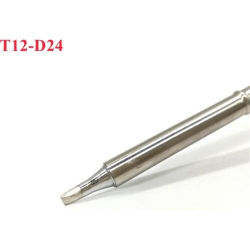 T12-D24 D52 Shape D series Welding iron tips for FX9501/951/907 T12 Handle OLED&STC-LED T12 Soldering station 7s melt tin