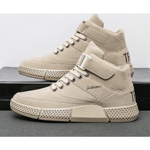 2020 new all-match high-top tooling boots autumn sports mens Martin boots retro trend net red mens shoes