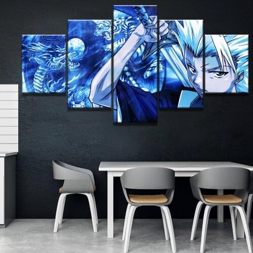 New 5 Piece Canvas Art Bleach Anime Poster Modern Decorative Paintings on Canvas Wall Art for Home Decorations Wall Decor