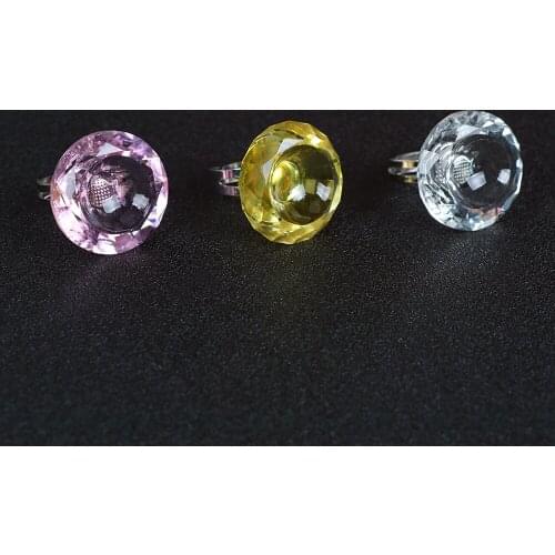 New Product 10pcs Crystal Tattoo Ink Cups Semi Permanent Makeup Eyebrow Microblading Pigment Ring Cup For Tattoo Supplier