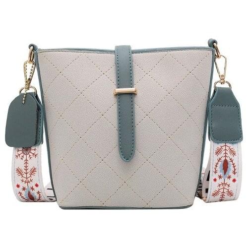 Popular This Year 2020 New-a Small Minority of France Premium Sense Western Style Large-Volume Messenger Bucket Bag Womens